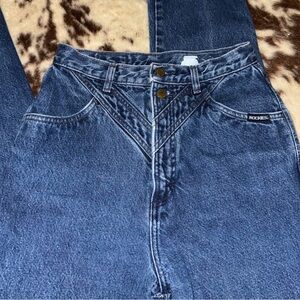 Rockies Women's High Rise Dark Blue Jeans